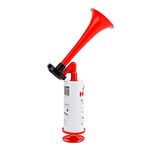 EVGATSAUTO Handheld Air Horn, Aluminum+ABS Handheld Air Pump Horn Loud Noise Maker Safety Horn for Boats Cars Sporting Events