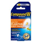 Compound W Maximum Stregth One Step Plantar Foot Pads 20 ea