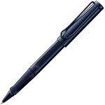 Lamy Safari Dark Dusk Rollerball Pen with Ergonomic Grip, Line Width M - For Comfortable Writing - Made of Robust ASA Plastic - with Roller Refill M 63 Black