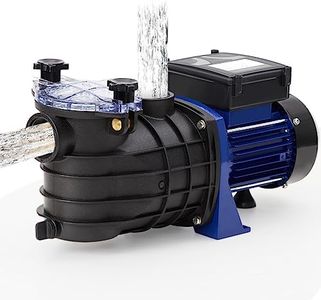 0.75HP Pool Pump In/Above Ground Water Pump Single Speed, 550W/115V, 2641GPH & High Flow, Powerful Self Primming Swimming Pool Pumps with Filter Basket, Low Noise