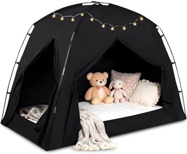 Full Bed Tent for Kids and Adults, Indoor Blackout Sleep Play Tents Canopy