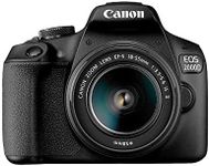 Canon EOS 2000D DSLR Camera and EF-