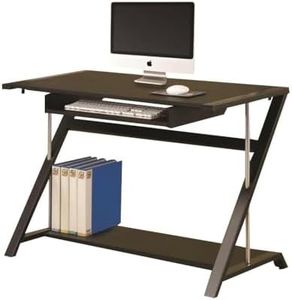 COASTER Scrivania per Computer in Nero