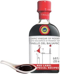 IL TINELLO Balsamic Vinegar of Modena IGP, Yellow Label, 250ml (8.5 fl oz) – Aceto Balsamico di Modena Ideal for Salads & Marinades, 38 Brix, Product of Italy (Red Label)