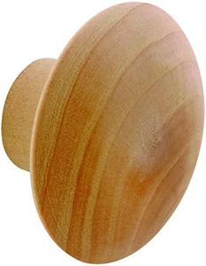 Prime-Line N 6756 1-3/4 In., Hardwood, Bi-Fold Pull Knob (Pack of 2)