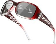 LVIOE Photochromic Sunglasses Women Polarised Rhinestones Ladies Sunglasses UV400 Protection Category 3