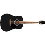 Fender FA-25 Dreadnought Acoustic Guitar, Walnut Fingerboard, Black