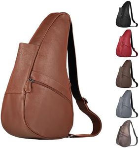 AmeriBag Small Classic Leather Healthy Back Bag Small (Chestnut)