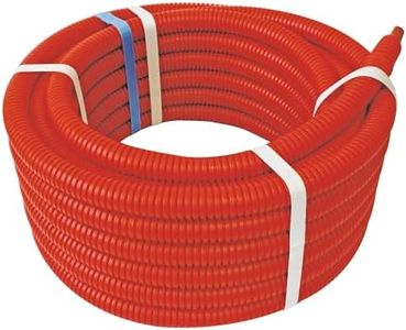 SOMATHERM FOR YOU, Couronne de tube PER gainé rouge Ø16-50m, installation rapide et facile, compatible avec tous raccords PER, idéale pour réseaux d'eau potable et chauffage
