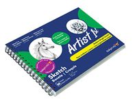 Askprints Artist Sketch Book Wiro Bound 9 x 12 inches 100 Pages (Acid Free) 120 GSM (AP-777)