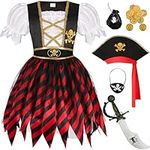 SKCAIHT Pirate Costume Girls Kids H