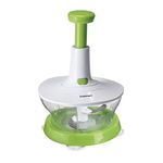 Cuisinart PrepExpress Plus Manual Food Processor, Green/White, 8.12"(L) x 8.25"(W) x 8.5"(H)