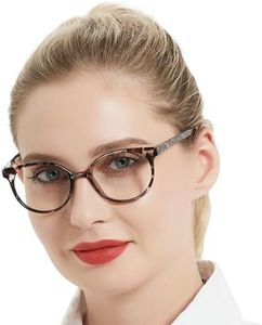 OCCI CHIARI Mens Round Reading Glasses 2.75x Small face Readers Lightweight Comfort Eyewear(1.0 1.25 1.5 1.75 2.0 2.25 2.5 2.75 3.0 3.5 4.0 5.0 6.0)