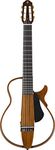 Yamaha SLG200N NW Nylon String Classical Silent Guitar with Hard Gig Bag, Natural