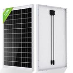 ECO-WORTHY 120 Watts Monocrystalline Solar Panel 12 Volts Applicable to Motorhome Caravan Camper Shed Boat Yacht Off Grid Solar System Backup Power