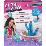 Cool MAKER Clay Your Way Pottery Craft Kit with 6 Air Dry Clay Discs, Paint and Tools, Arts and Crafts Kids Toys for Girls Ages 8 and up