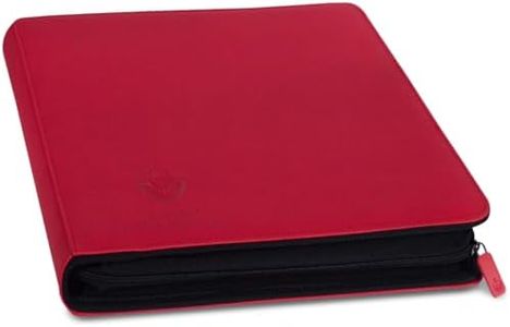 Card Guardian - Premium Classeur avec Fermeture éclaire – Album Classeur pour Cartes à Collectionner, Jeux de Cartes, Trading Card – 12 Poches – 480 Poches pour TCG (Rouge)