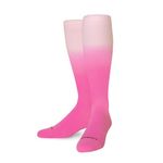 Comrad Knee High Compression Socks for Women and Men - Premium Support Socks for Pregnancy, Nurses, Athletes, and More, Berry Ombre, L