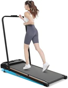 Walking Pad Treadmill with Incline, Under Desk Treadmill for Home Office, 4 in 1 Portable Folding Treadmills, 265lbs Capacity 2.5HP Low-Noise Walking Pad for Walking Jogging Running