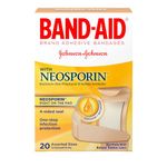 Antibiotic Adhesive Bandages, Assorted Sizes, 20/Box