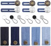 Rustark 17Pcs Denim Waist Extender 