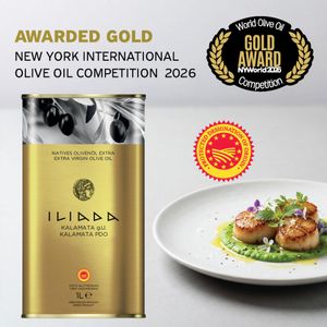 Iliada Kalamata Extra Virgin Olive Oil 1000ml – Greek Cold Pressed