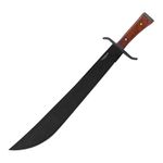 Condor Tool & Knife, German Aviator Machete with Walnut Handle & Canvas with Leather Belt Loop Sheath
