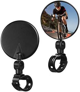 Specchietti Bici,Specchietto Retrovisore Bici,Ruotabile di 360 ° Specchietto Bici,Specchietti per Bicicletta, HD Specchio Retrovisore Convesso,Bicicletta Ciclismo retrovisori Specchietto,2 PCS