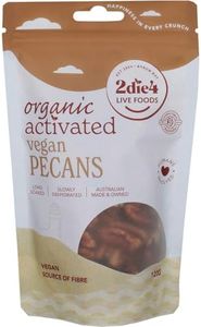 2Die4 Live Foods Activated Organic Pecans 120 g