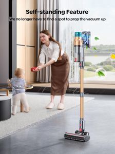 SMOTURE Cordless Vacuum Cleaner – 600W Powerful Suction