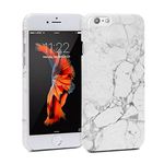 GMYLE iPhone 6s Case, Snap Cover Glossy for iPhone 6 (4.7 inch Display) - White Marble II Slim Fit Snap On Protective Hard Shell Back Case