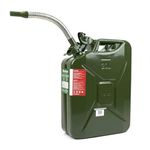 20 LTR METAL JERRYCAN WITH FLEXIBLE STAINLESS STEEL LONG SIZE SPOUT