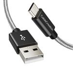 CableCreation USB to Micro USB Cable, 4 FT Braided USB Charger Data Cable, Compatible Fire Stick, Chromecast, Power Pack, Android Phone 4FT Black