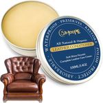 SIHOOPE Leather Conditioner Cleaner-Waterproof-Beeswax-Oil - Natural Leather Treatment Care Couch Recliner Shoe Jacket Boot Coat Purse Bag Saddle Harness Polish Soft Nourishing Breathe Leather Wax Oil