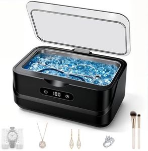 EXTAFIY Ultrasonic Jewelry Cleaner 48KHz Ultra Sonic Cleaning Machine