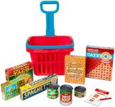 Melissa & Doug - Fill & Roll Grocery Basket Play Set