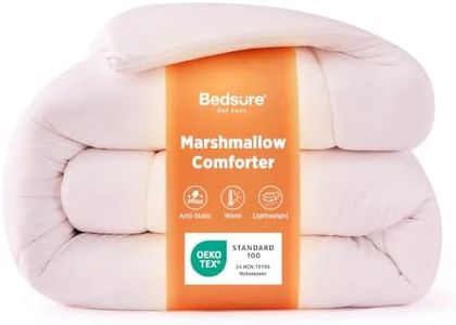 Bedsure Oversized King Duvet Insert,Down Alternative Comforter Extra Warmth