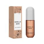 Vanilla Perfume, 50ml Vanilla Skin Perfume, Long-Lasting Vanilla Body Spray, Non-Irritating Vanilla Perfume for Women - Vanilla Body Mist for Hair & Skin