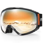 Findway OTG Ski Goggles - Over Glasses Snow Snowboard Goggles for Men Women Adult & Youth - Anti-Fog 100% UV Protection