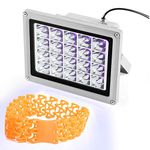 UV Resin Curing Light for SLA/DLP 3D Printer Solidify Photosensitive Resin 405nm UV Resin with 20w Output Affect, DIY Curing Enclosue