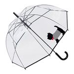 Scottish Terrier See-Through Umbrella Auto Open