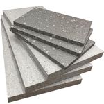 Grey Expanded Polystyrene (EPS) Foam Sheets Strong Rigid EPS70 SDN Insulation Sheeting Packing Void Loose Fill Protective Packaging Large Thick Sheets (600 x 400 x 25mm, 18 Sheets)