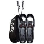 Tubbs Snowshoes X170101701240 Flex STP Snow Shoes, Black/Red, Size 24