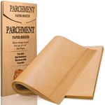 Luvan 200pcs Unbleached Parchment Paper,30.48x40.6cm Baking Paper, Heavy Duty and Non-Stick Parchment Paper Sheets,Precut Parchment Paper for Baking, Cooking, Grilling, Air Fryer and Steaming