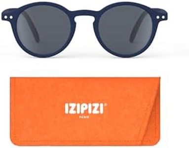 IZIPIZI CHILD #D Pantos Sunglasses - Designed in Paris - Polarized Shades for Kids Ages 5-7 Years - 100% UV Category 3 Protection, Bio-Based Frame, Grey Lenses - Navy Blue