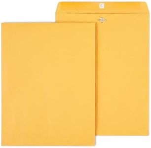 MyOfficeInnovations 472902 Clasp Envelopes, 12 x 15-1/2, Brown Kraft, 100/BX