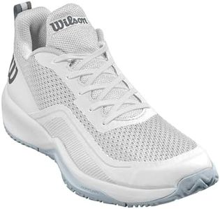 Wilson Rush Pro Lite Women's Tennis Shoe, White/Pearl Blue/Monument, Size 7
