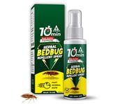 Amish Herbal Bed Bug Spray 100ml (Pack of 1) | Eliminates Bed Bug Colony in 10 Minutes | 100% Organic & Chemical-Free Formula | Powerful Instant Action BedBug Repellent for Home