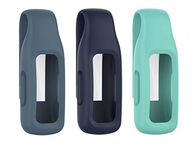 Lemspum Compatible Lightweight Clip Holder Case Replacement for Fitbit Inspire 2/Inspire 3/Ace 3 Fitness Tracker (3 Packs: Slate+Midnight+Teal)