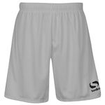 Sondico Kids Core FB Shorts Juniors Boys Sports Training Football Pants Bottoms White 11-12 (LB)